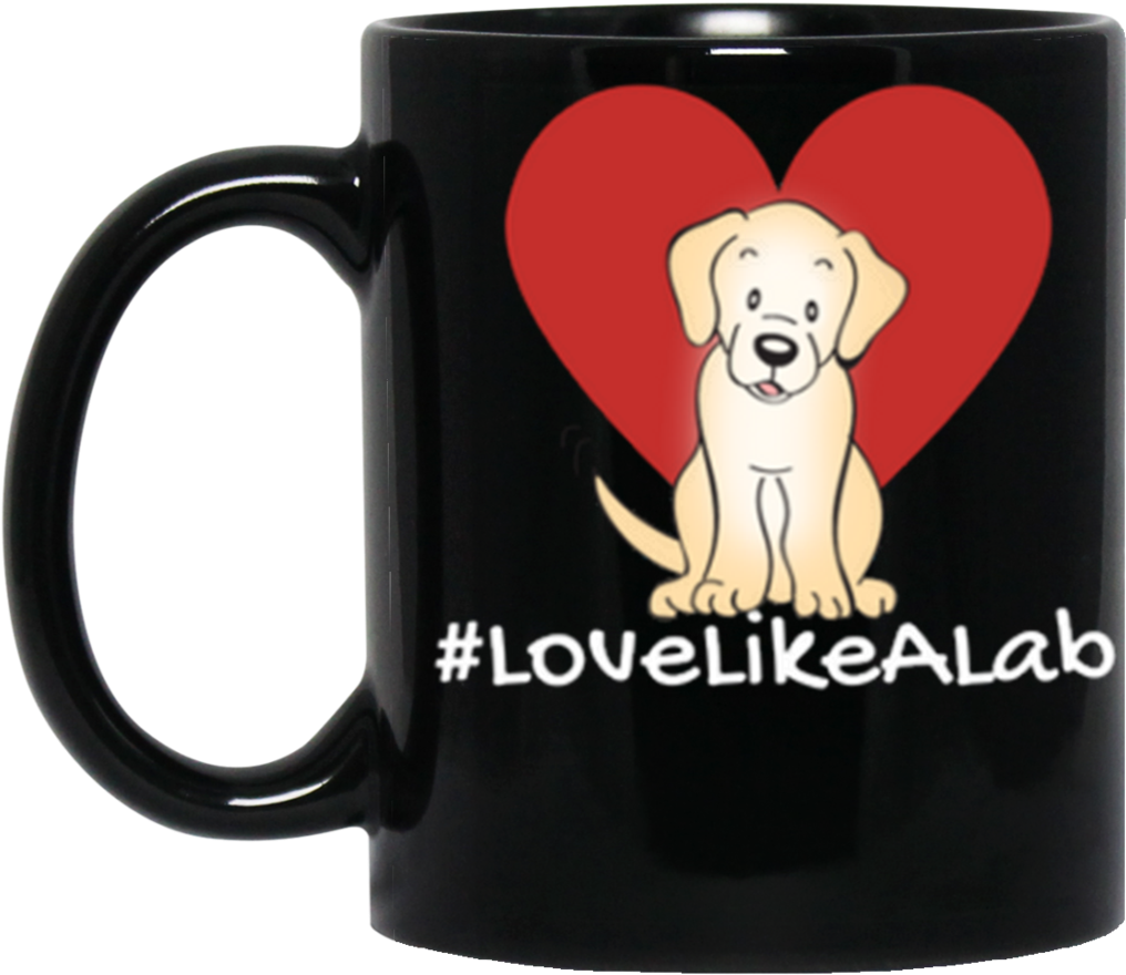 Yellow Labrador Retriever T-shirts And Mugs - My Husband Mug (1024x1024)