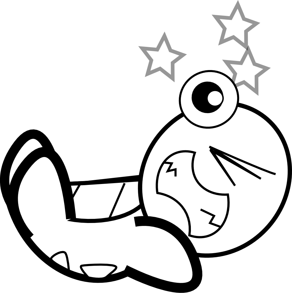 Feraliminal Turtle Hits Floor Black White Line Art - Cartoon Turtle Without Shell (999x1000)