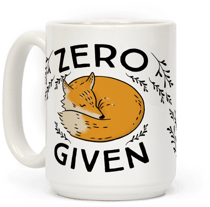 Zero Fox Given Mug - Zero Fox Given Shirt (484x484)