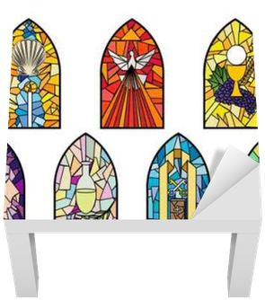 Symbols Of The Seven Sacraments Of The Catholic Church - Seven Sacraments Of The Catholic Church (400x400)