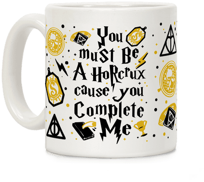 You Must Be A Horcrux Cause You Complete Me Coffee - Draco Malfoy A Very Potter (484x484)