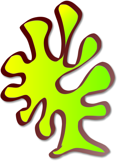 Water Plant Clip Art - Algae Cartoon Png (549x800)