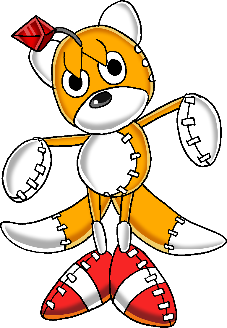 Tails Doll Project 20 - Tails Doll Drawing (768x1107)