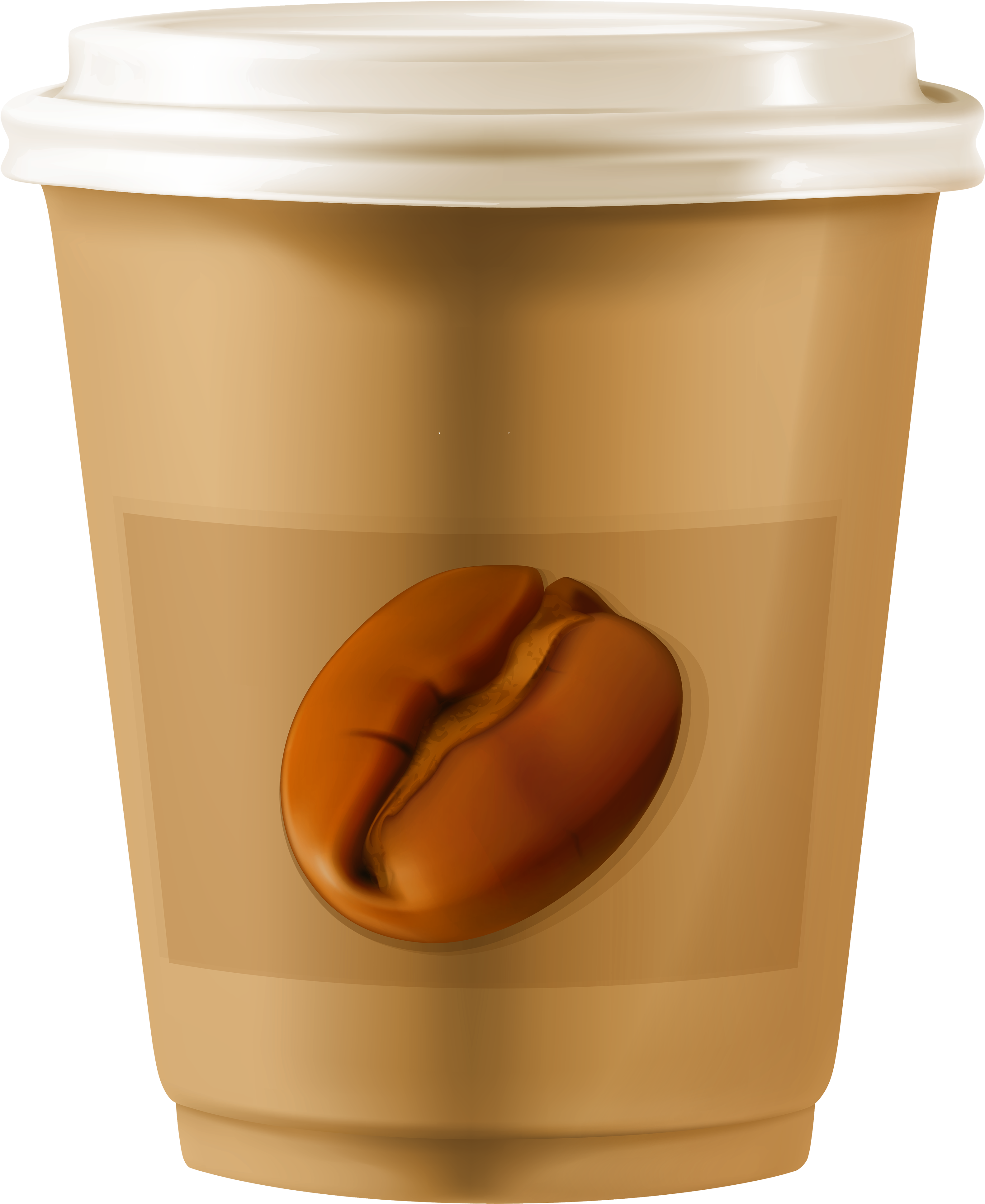 Cup Clipart Brown Coffee - Coffee Cup Png Clipart (3316x4000)