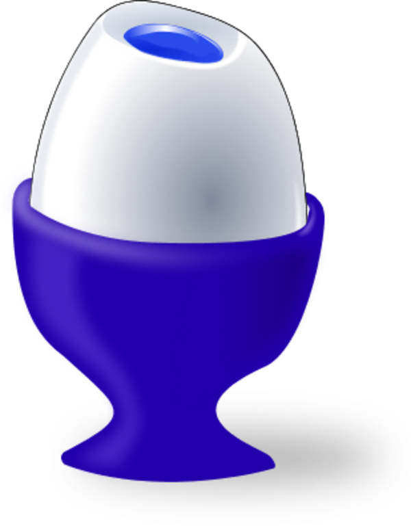 Easter Egg In Egg Cup - Egg Cup Clipart (600x769)