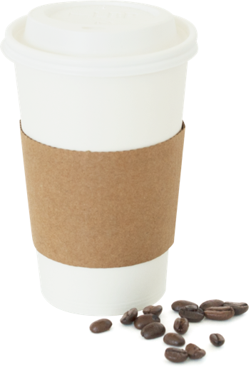 Hot Cup Sleeves - Coffee Cups Sleeves Png (352x521)