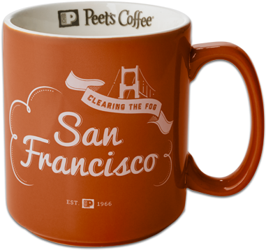 San Francisco City Mug - Peet's San Francisco Mug (600x600)