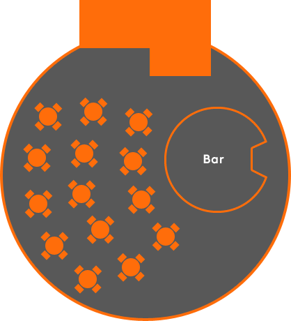 Guinness Storehouse Gravity Bar Map - Guinness Storehouse (418x460)
