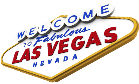 Shot Las Vegas - Las Vegas Sign Vector (460x279)