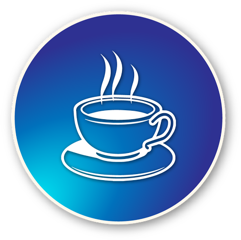 Heißer Tasse Kaffee - Schwarzes Mousepad (512x511)