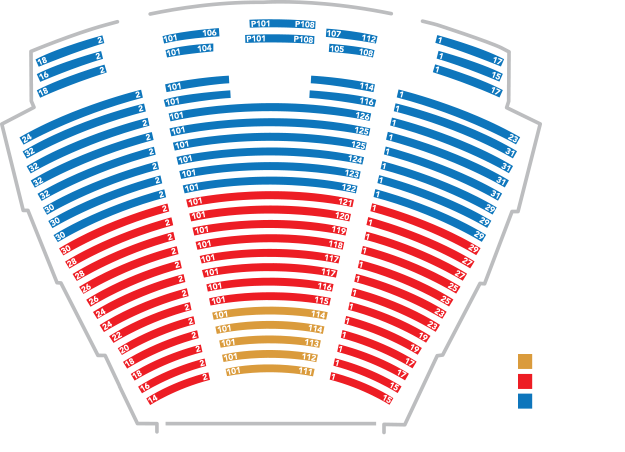 Wynn Las Vegas - Wynn Las Vegas Seating Chart (625x452)