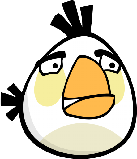 Angry Birds Stella Angry Birds Star Wars Clip Art - White Bird From Angry Birds (512x512)