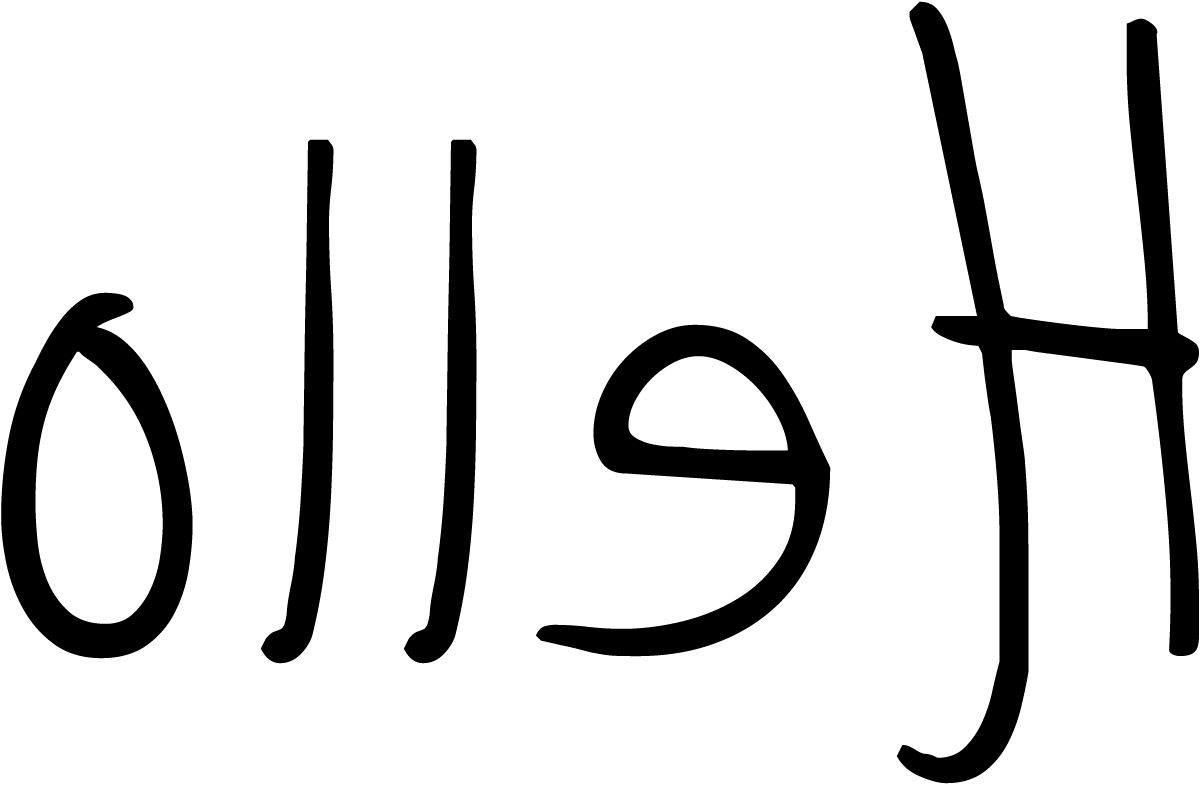 Hello Clipart Graphic - Calligraphy (1200x785)