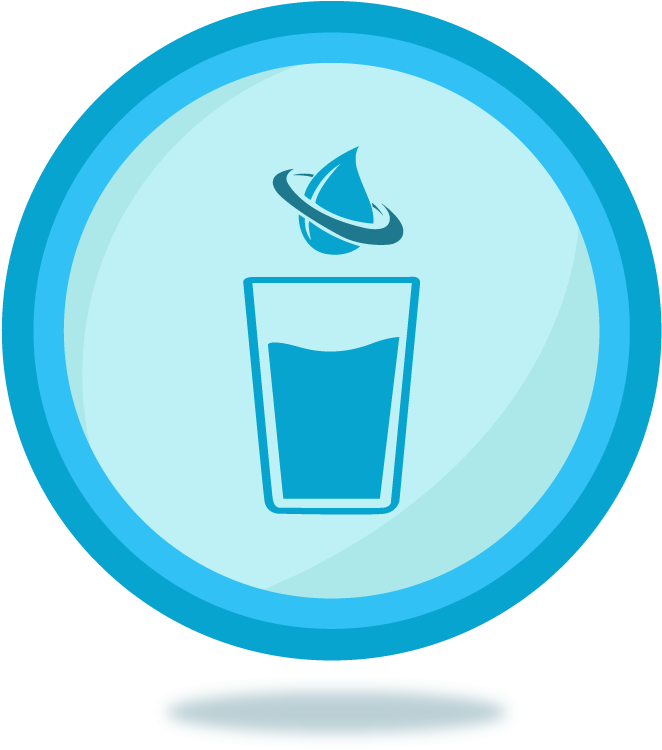 Drink 100% Healthy, Pure And Tasty Water - Water Purification Png (833x833)