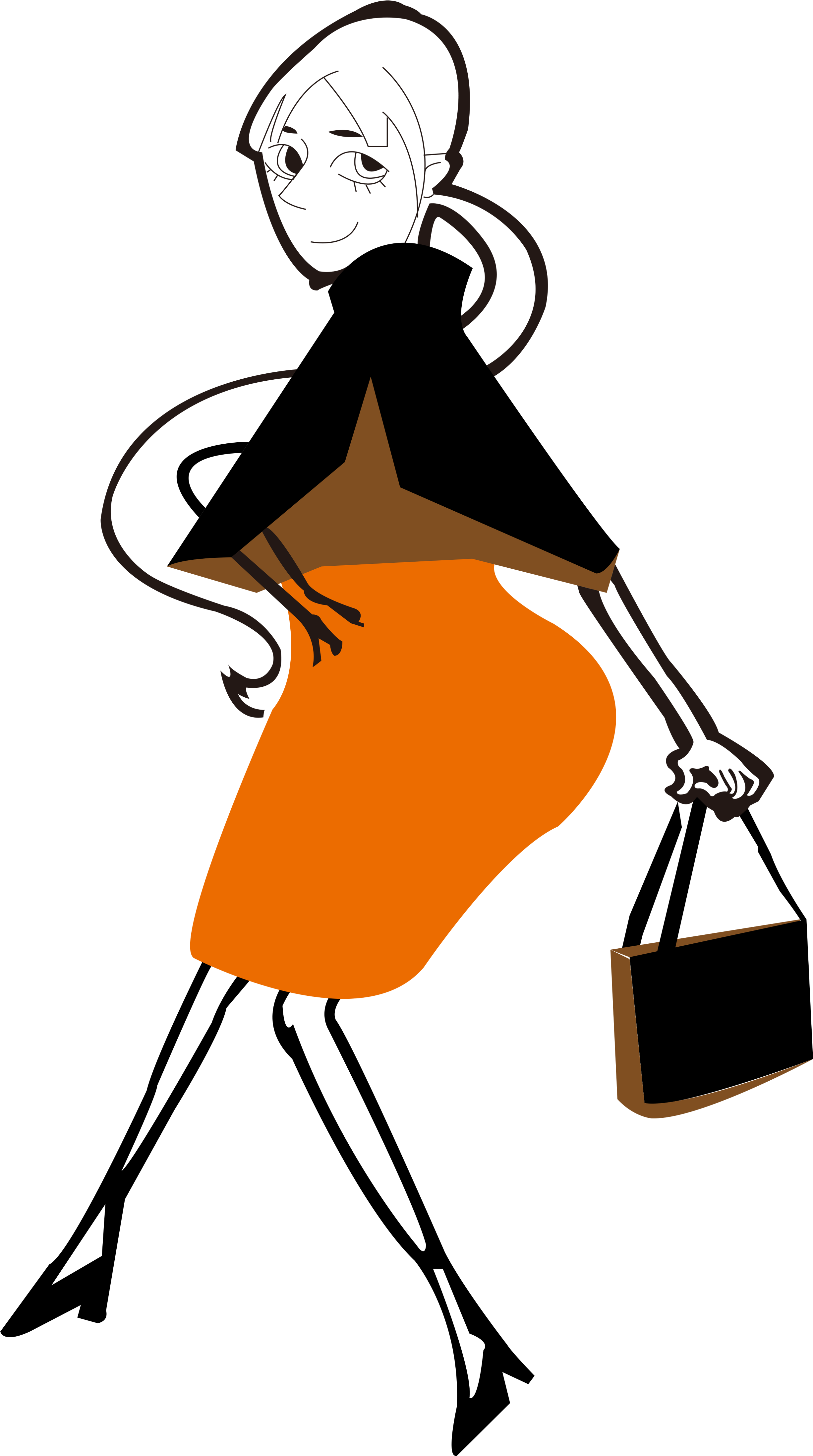 Cartoon Image Of A Woman Shopping - Cartoon Image Of A Woman Shopping (2984x5387)