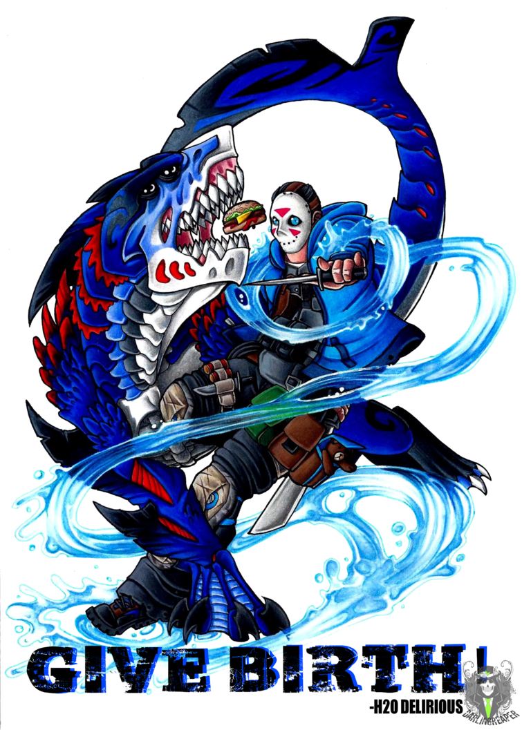 H20 Delirious By Deathrage22 - H20 Delirious Fan Art (755x1057)