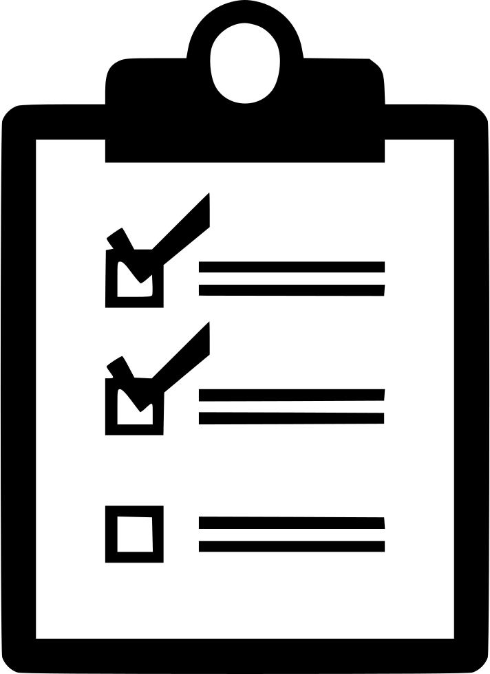 Checklist Todo Comments - Checklist Icon Free (712x980)