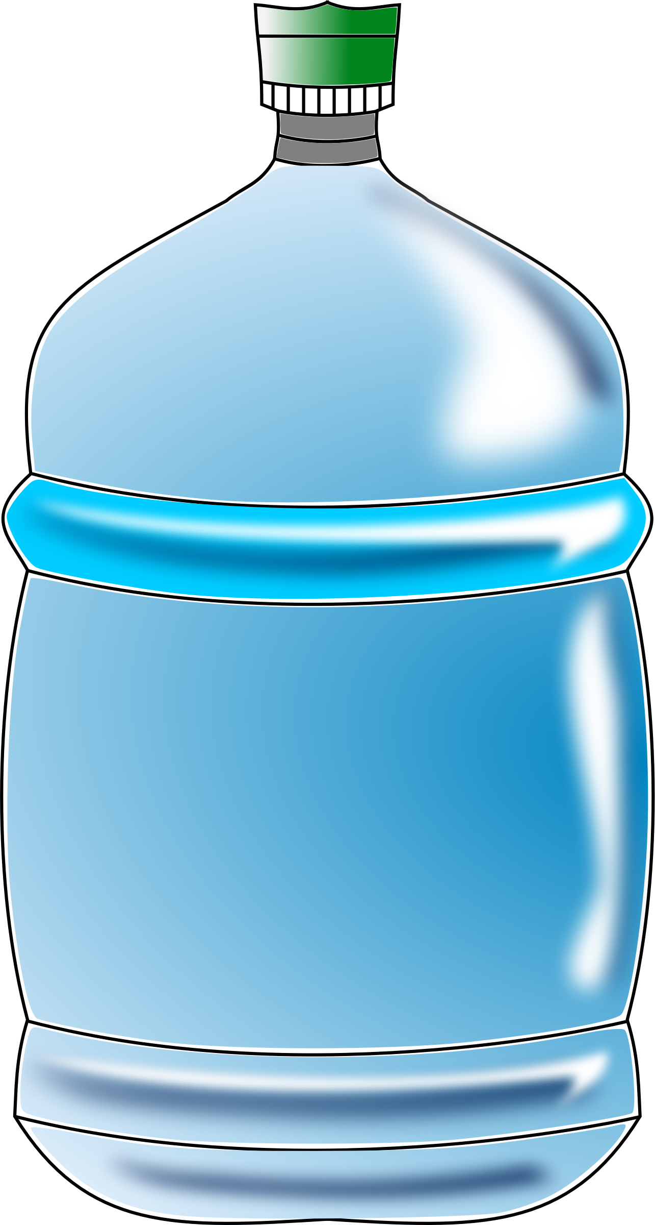 Bottle Clipart Water Jug - Bottle (1285x2400)