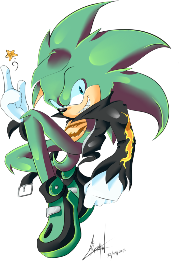 Scourgeby Sonadowroxmyworld - Scourge The Hedgehog (756x1058)