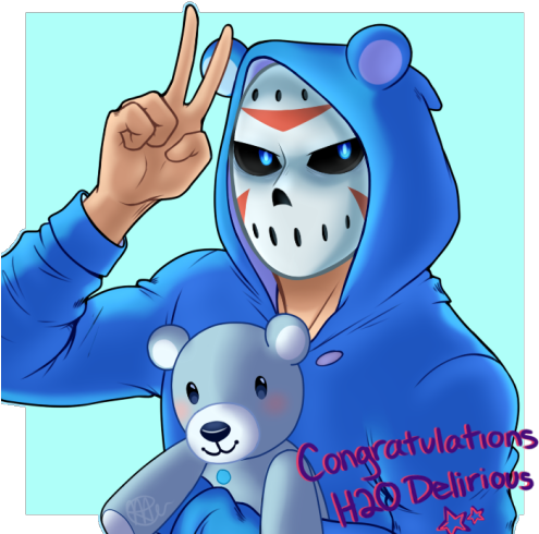 Congrats To H2o Delirious For Hitting 8 Million - H2o Delirious (500x504)