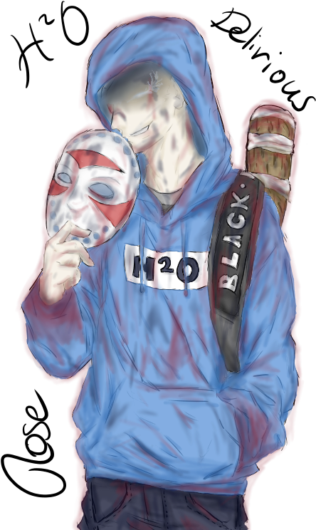 H2odelirious H2o Delirious H20 Delirious H20delirious - Drawing (468x750)
