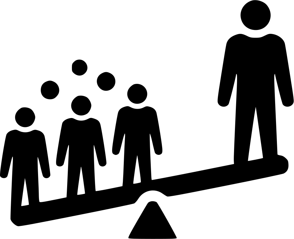 Balance Inequality Selection Discrimination Recruitment - Social Class Png (981x798)