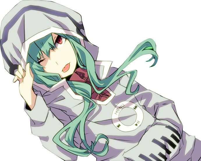 Kido Tsubomi By Kigyn-d6dfgke - Anime Girl With Mint Green Hair (690x553)