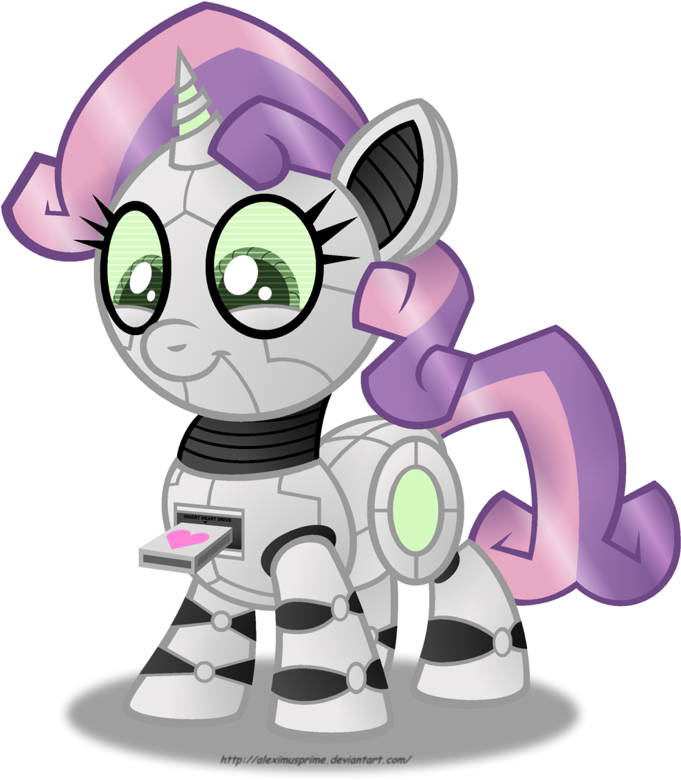 Com Sweetie Belle Rarity Pink Mammal Vertebrate Purple - Heart Drive (1024x1183)