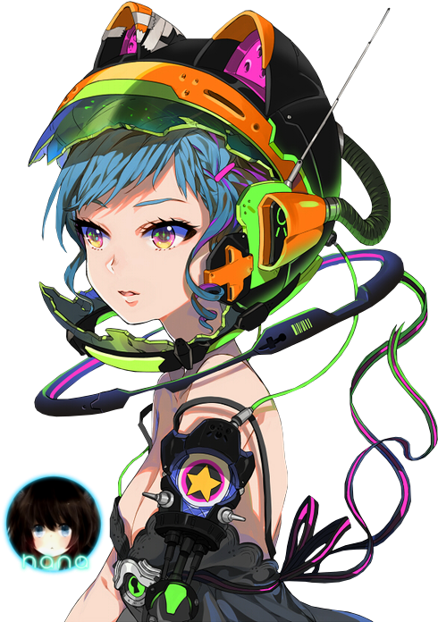 Broken Gear Anime Girl By Hanakokyu - 3d Girls Anime Png (500x707)