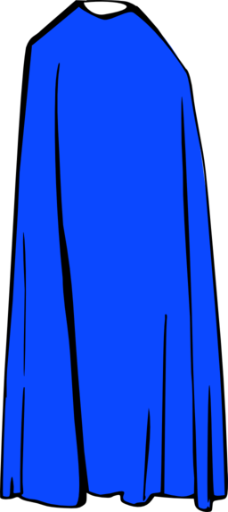 Cape Cloak Clipart I2clipart Royalty Free Public Domain - Blue Cape Clipart (256x573)