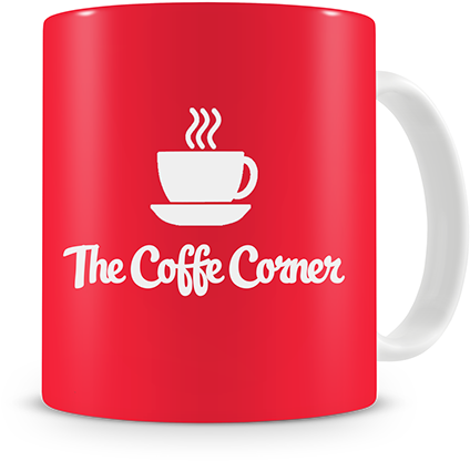 The Coffee Corner Is A Fiction Company Created To Display - Zazzle Kaffee Zuerst... Dann Was Auch Immer -- Kunstdruck (600x495)