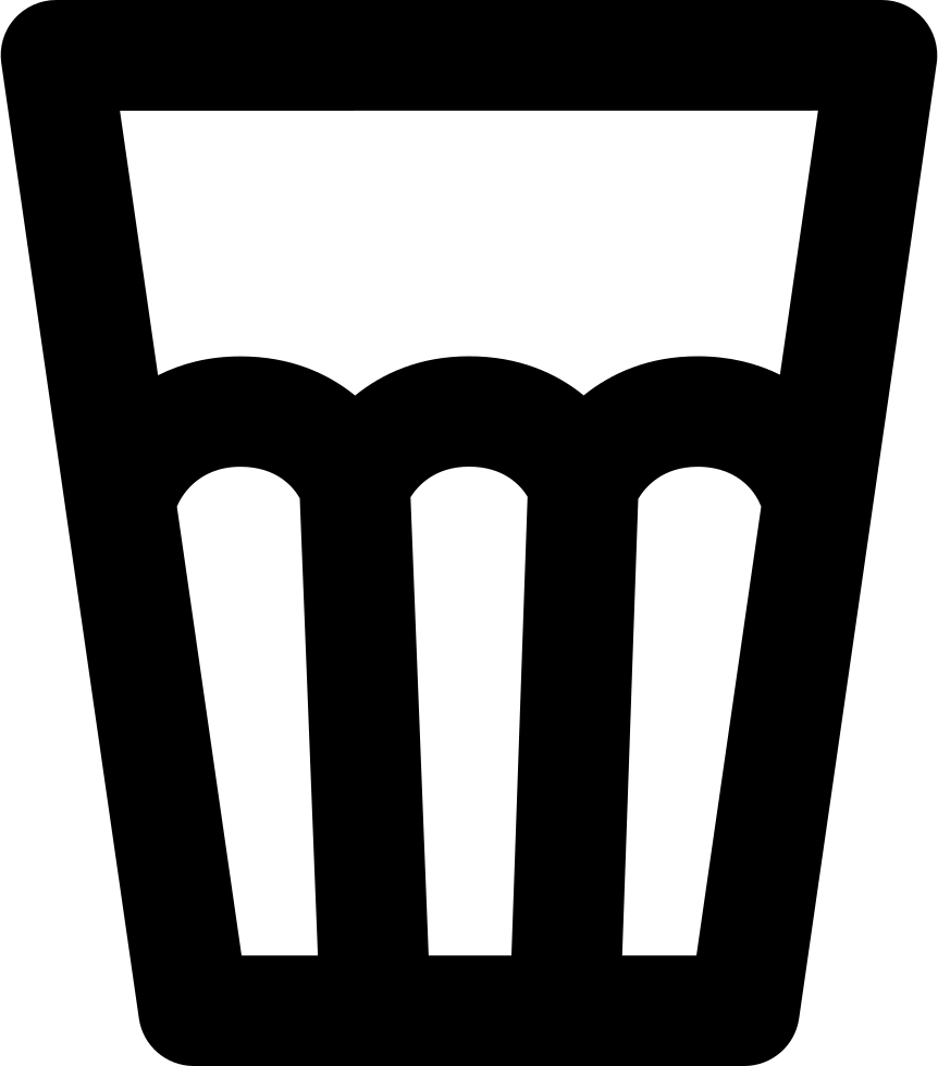 Glass Of Water Comments - Png Icono Vaso De Agua (862x980)