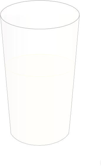 Glass Milk Clip Art At Clker - Cartoon Glass Of Milk Png (342x599)