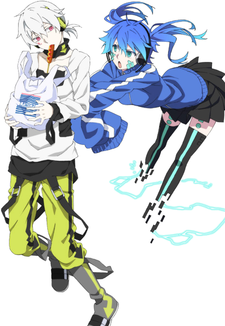 Konoha & Ene - Mekaku City Actors Ene (500x742)