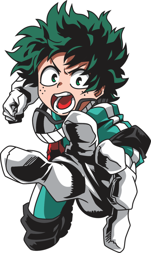 To This - - Izuku Midoriya - Deku - My Hero Academia Boku No Hero (602x1007)