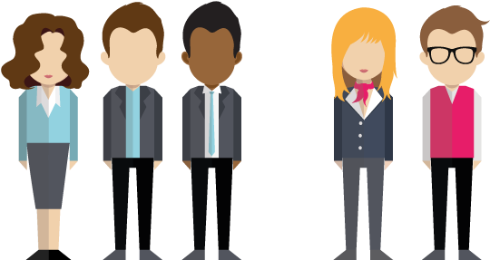 Employee Uniforms Cliparts - Management (558x297)