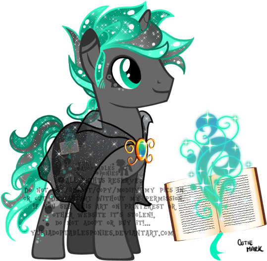 Custom Witchcraft Pony By Kingphantasya - Yuki Adoptables Ponies Stallions (539x527)