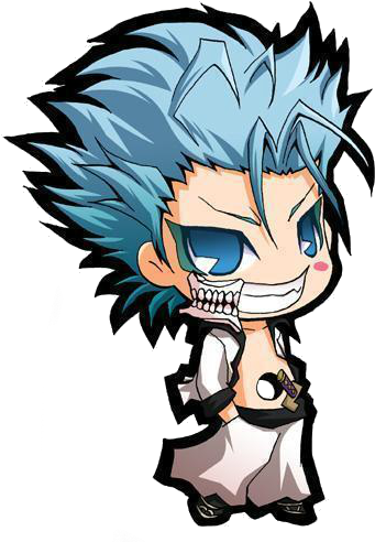 Chibi Png Picture - Grimmjow Jaggerjack (368x500)