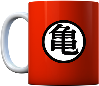 Take Your First Sip Of The Coffee From This Dragon - Third Party Kame - Dragon Ball Z 4x5" Wallet (440x478)