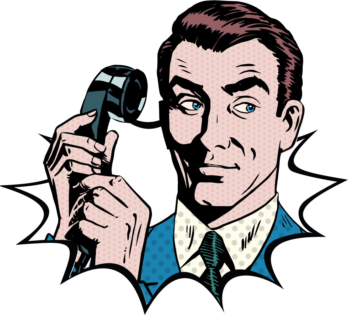 Fresh Provides Powerful Analytics Tools That Let You - Cartoon Man On Phone Png (1170x1112)