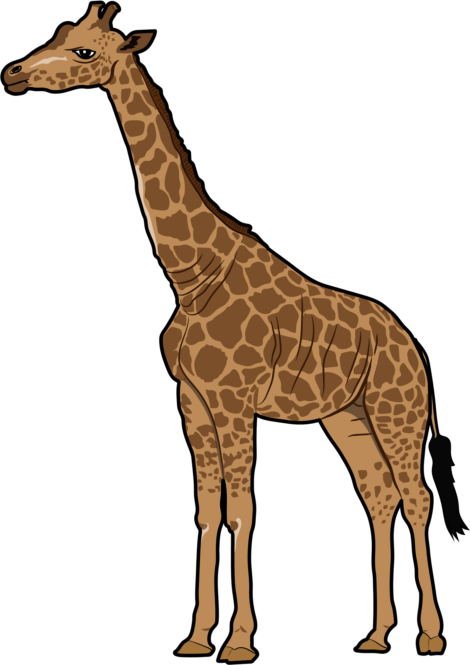 Recursos Gráficos Para Diseñadores, Jóvenes Y Profesores - Giraffe (1920x2293)