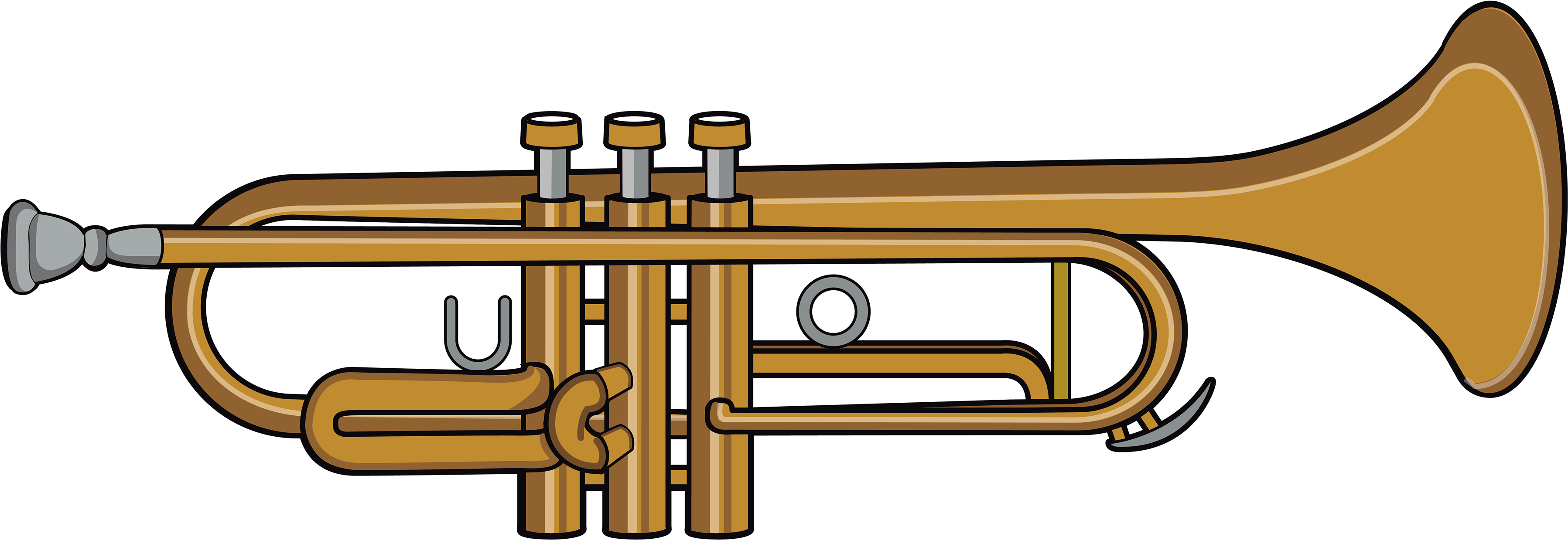 Recursos Gráficos Para Diseñadores, Jóvenes Y Profesores - Trumpet (3840x1697)