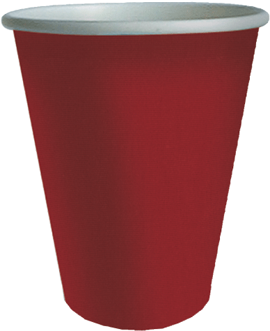 Red Grosgrain Paper Cups - Upside Down Solo Cup (800x744)