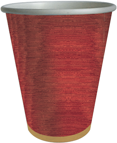 Red Moiré Paper Cups - Ceramic (800x744)