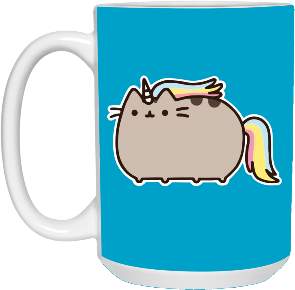 Pusheen Cat Unicorn Mug Gift - Pusheen Pusheenicorn Greeting Card (1024x1024)