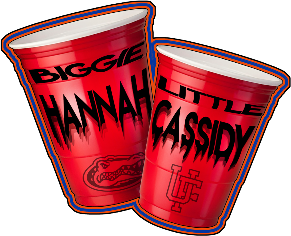 Hanny And Cassidy Red Solo Cups - Pint Glass (1000x849)