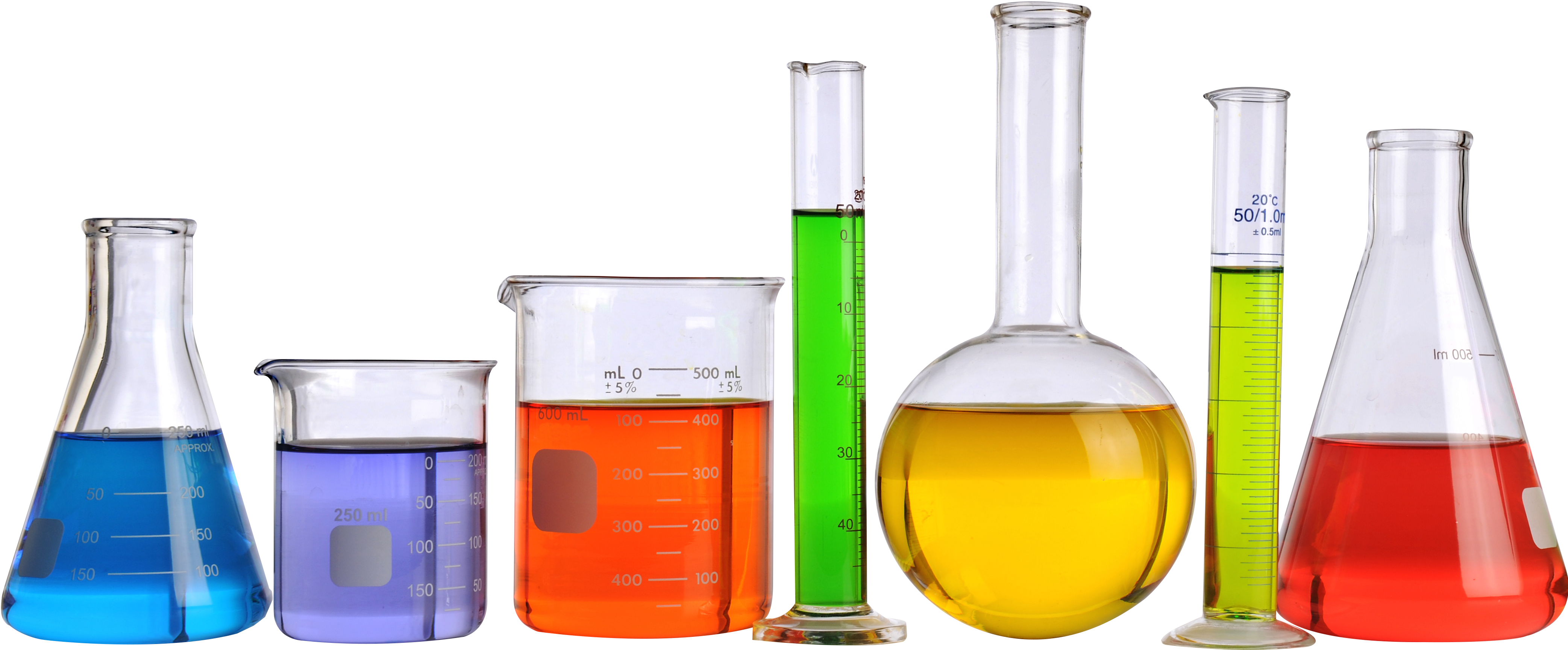 Chemistry Glassware - Wallmonkeys Wall Decals Wallmonkeys Laboratory Glassware (4967x2174)