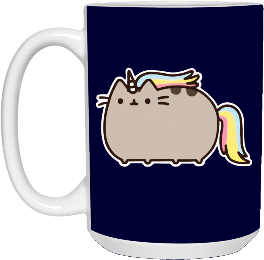 Pusheen Cat Unicorn Mug Gift - Pusheen Pusheenicorn Greeting Card (1024x1024)
