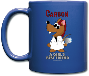 "carbon, A Girl's Best Friend" - Mug (350x350)