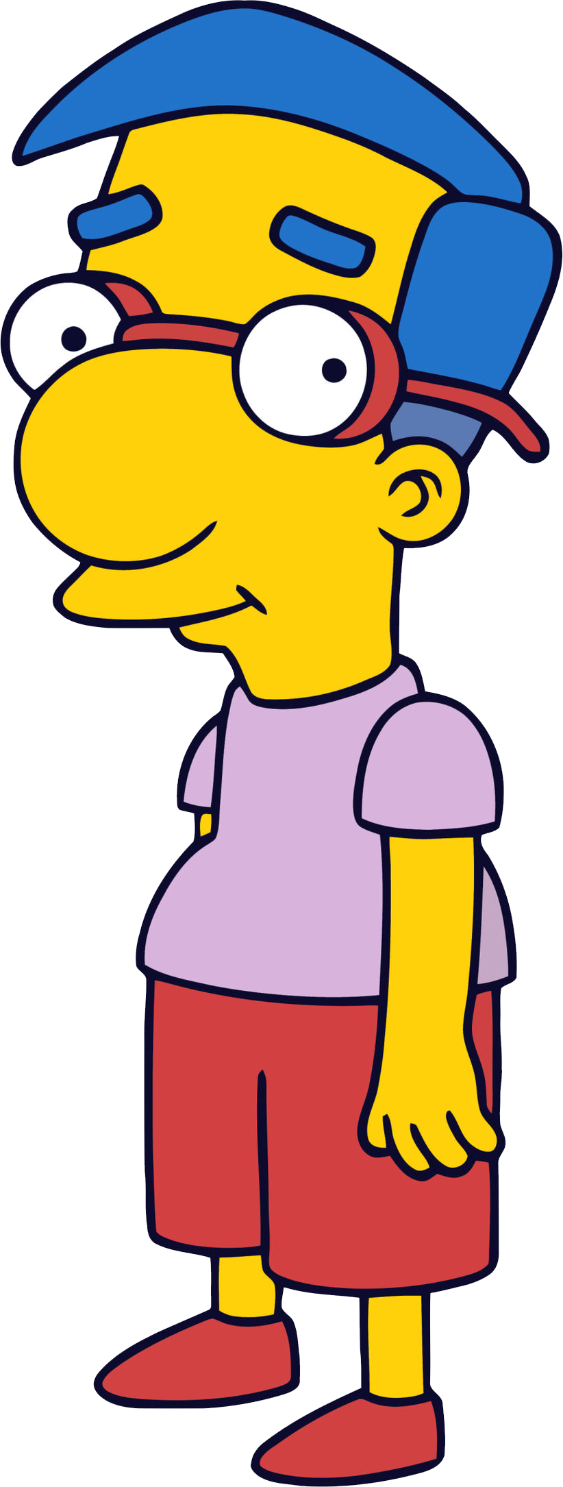 Milhouse Van Houten Homer Simpson Bart Simpson Maggie - Milhouse Bart Simpson (822x2170)
